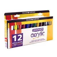 DALER ROWNEY Graduate sada akrylových barev 12 x 22 ml