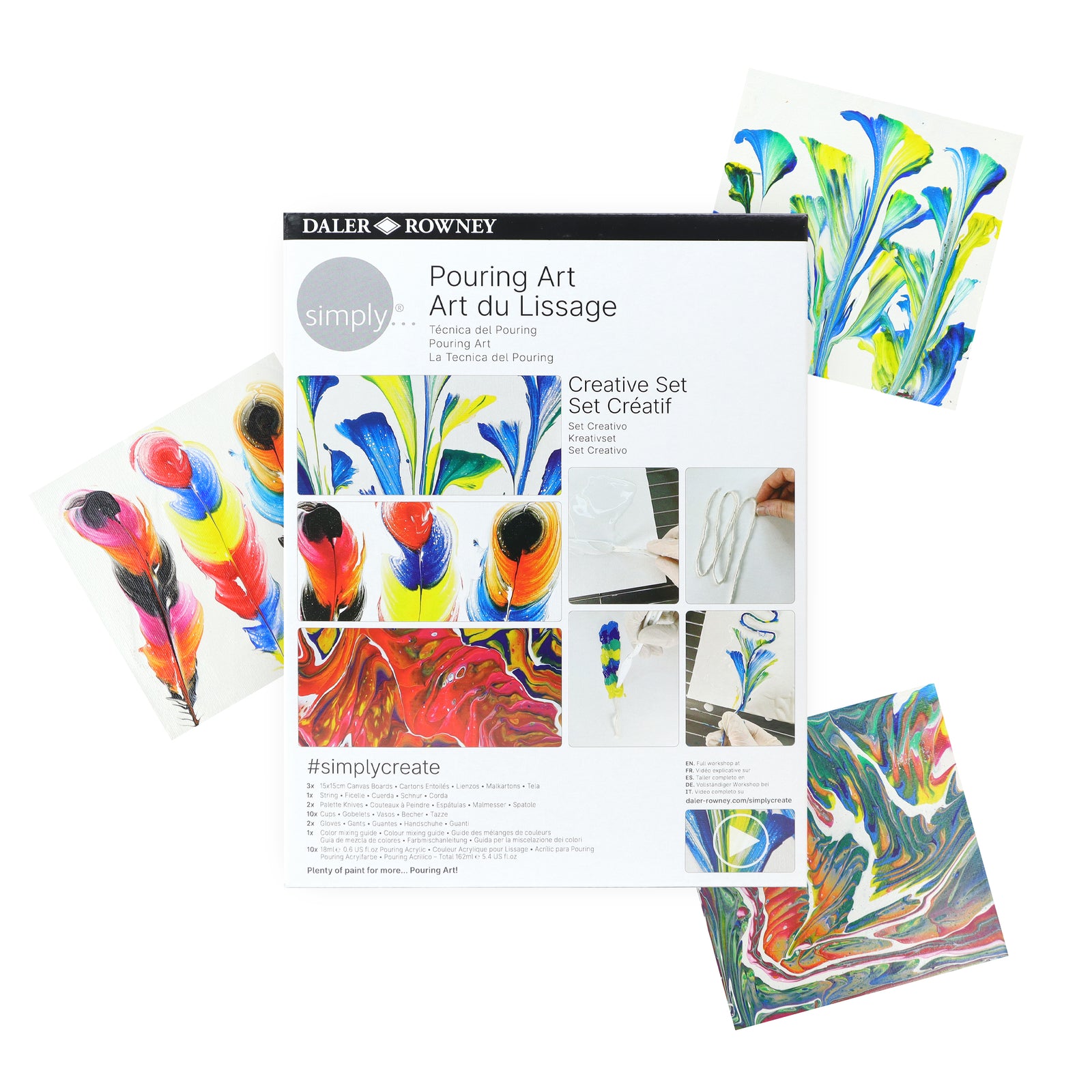 DALER ROWNEY D&R Simply kompletní sada na pouring