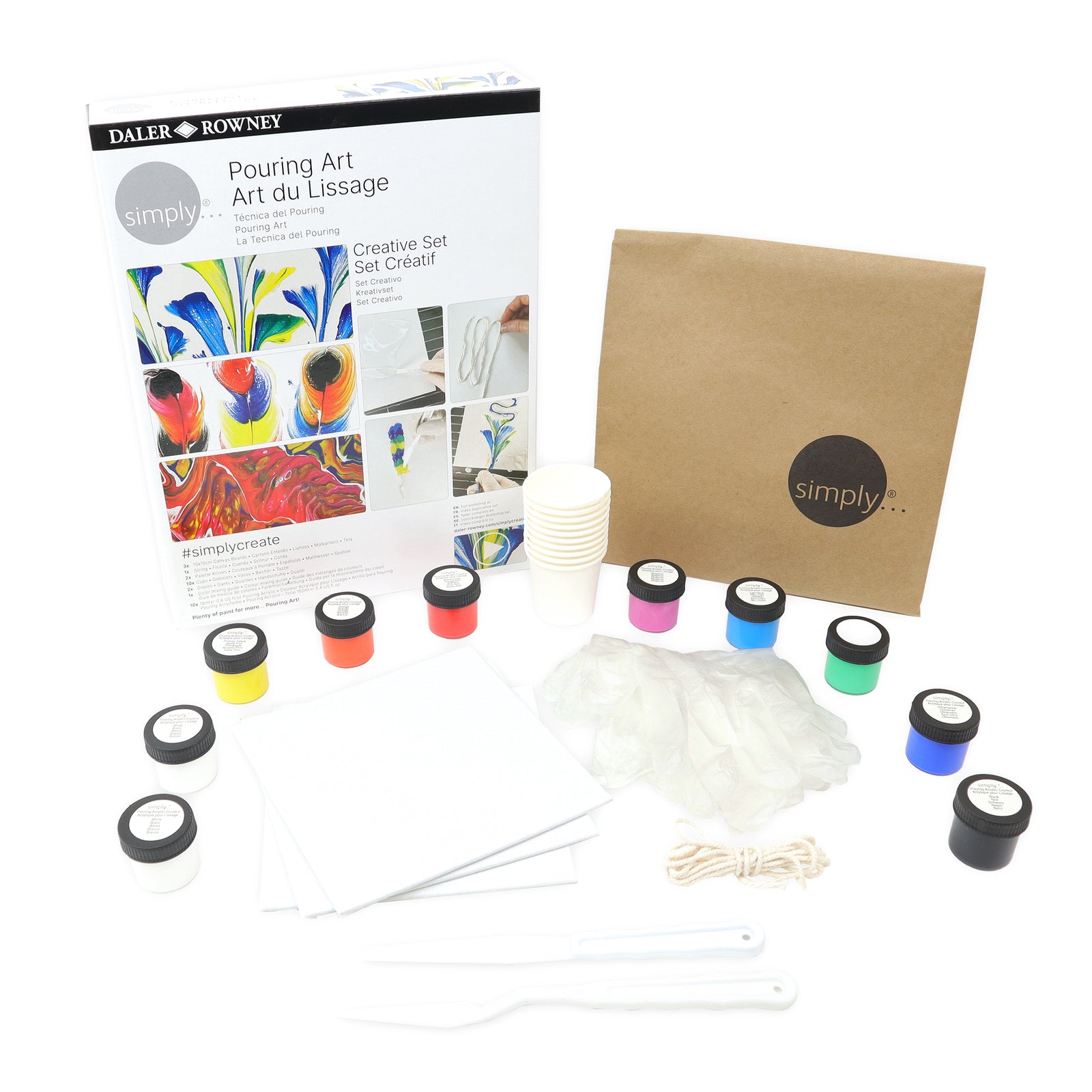 DALER ROWNEY D&R Simply kompletní sada na pouring