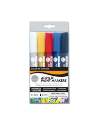 DALER ROWNEY Simply sada akrylových fixů 5 ks (2–3 mm)