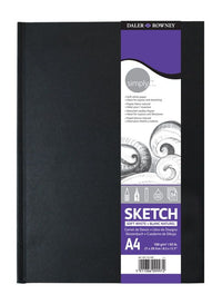 Skicák DALER ROWNEY Simply extra bílý 100 g A4 54L knižní vazba