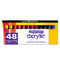 DALER ROWNEY Graduate sada akrylových barev 48 x 22 ml