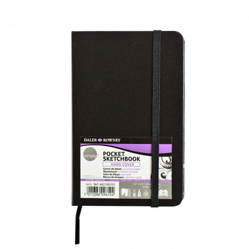 DALER ROWNEY Simply kapesní skicák lepený 100 g/m² - 72 listů