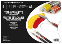 DALER ROWNEY trhací paleta na olej 35,5 x 25,4 cm, 50 listů