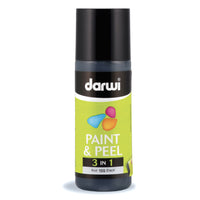 Slupovací barva na sklo DARWI Paint & Peel 3v1 80 ml – černá