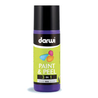 Slupovací barva na sklo DARWI Paint & Peel 3v1 80 ml – fialová