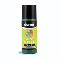 Slupovací barva na sklo DARWI Paint & Peel 3v1 80 ml – mechově zelená