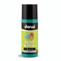 Slupovací barva na sklo DARWI Paint & Peel 3v1 80 ml – tmavě zelená