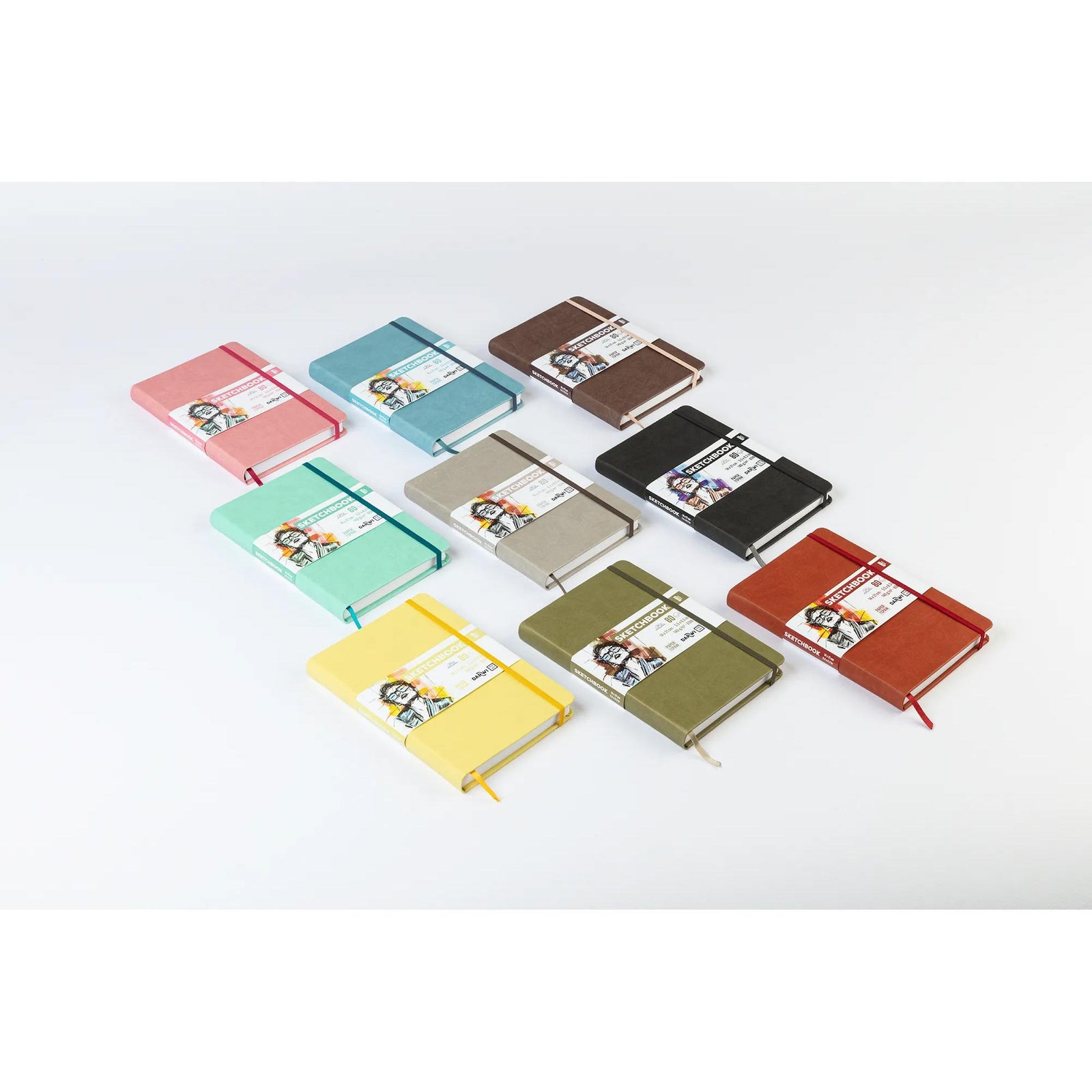 Skicovací blok DARWI Brown A4 140 g/m² 80 listů
