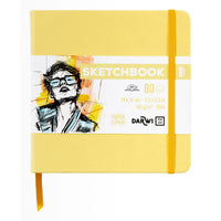 DARWI skicovací blok For You Yellow 14 x 14 cm, 140 g, 80 listů