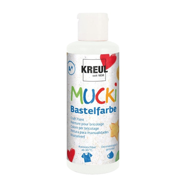 Dětské umělecké barvy MUCKI 80 ml - Červená