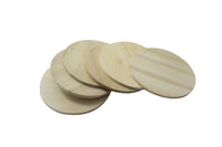 Dřevěné podtácky pod sklenice Pentart kulaté 10 x 0,5 cm - 6 ks