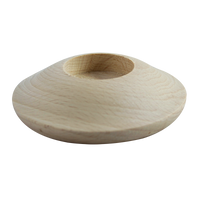 Dřevěný svícen na čajovou svíčku Pentart - disk 3, 10x3 cm
