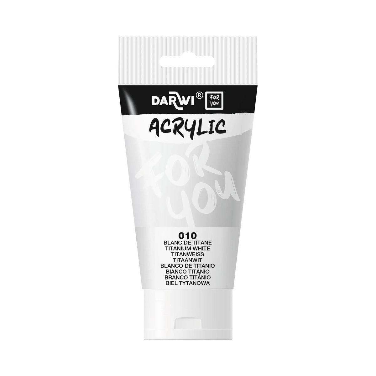 Akrylová barva DARWI Acryl 75 ml – Bílá
