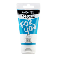 Akrylová barva DARWI Acryl 75 ml – Jasně modrá