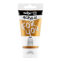 Akrylová barva DARWI Acryl 75 ml – Metalická zlatá