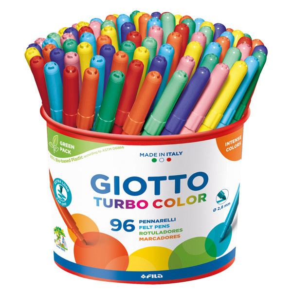 Fixy GIOTTO Turbo Color tenké 96 ks