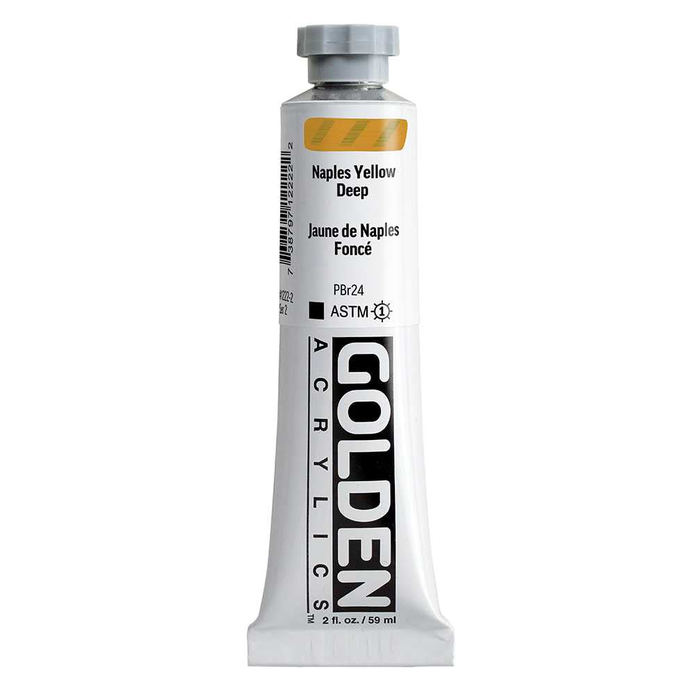 GOLDEN Heavy Body Acrylic Paint 59 ml – Naples Yellow Deep