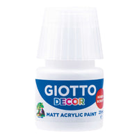 Giotto Decor akrylová barva matná 25 ml – bílá
