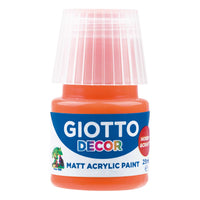 Giotto Decor akrylová barva matná 25 ml – oranžová