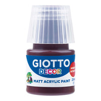 Giotto Decor akrylová barva matná 25 ml – sépiová
