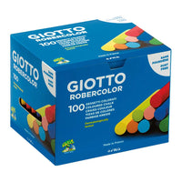 giotto robercolor bezprašné křídy 100 ks – barevné