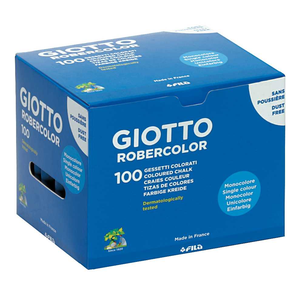 giotto robercolor bezprašné křídy 100 ks