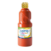GIOTTO School Paint omyvatelná temperová barva 500 ml – červená