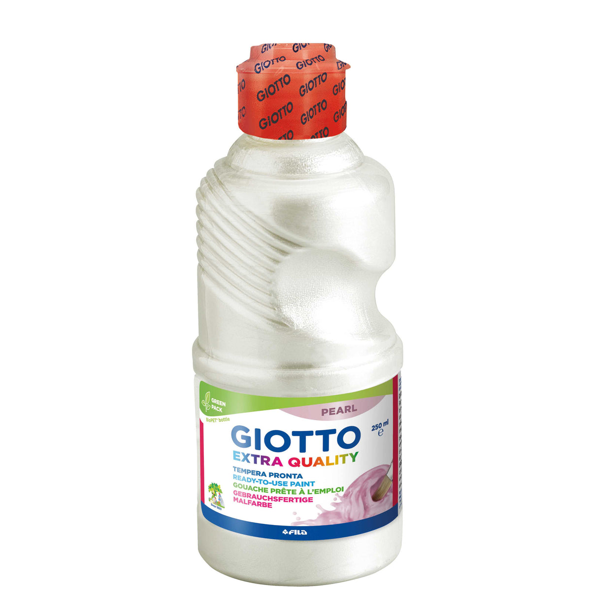 Giotto temperová barva perleťová 250 ml – bílá