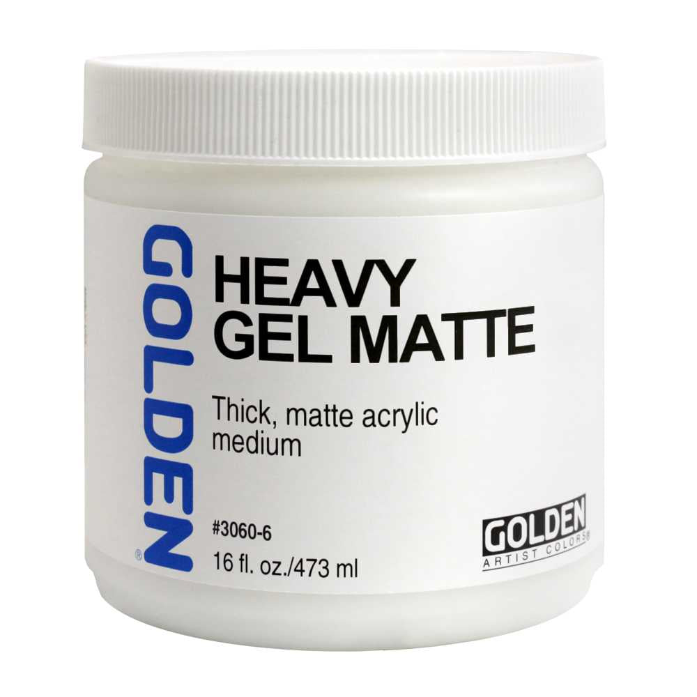 GOLDEN Heavy Gel Matte hustý akrylový gel matný