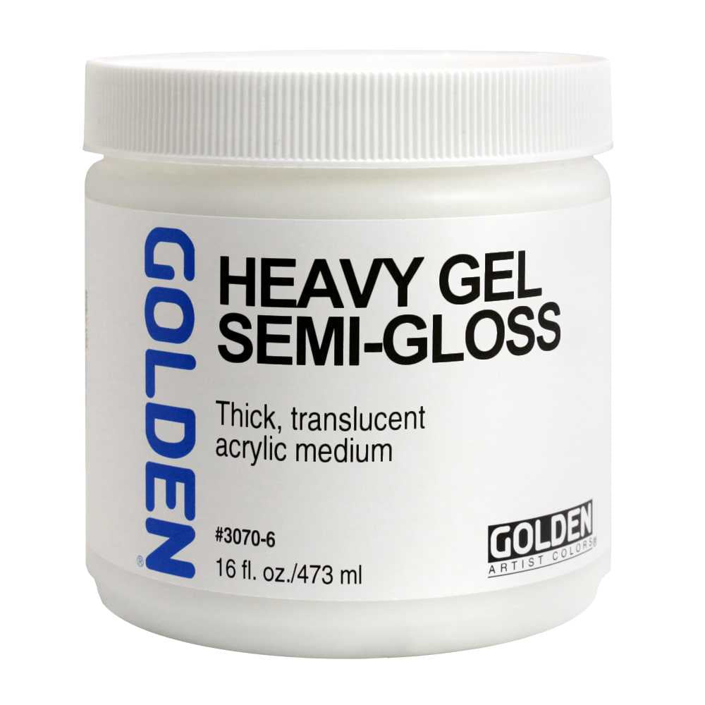 GOLDEN Heavy Gel Semi-Gloss hustý akrylový gel pololesklý