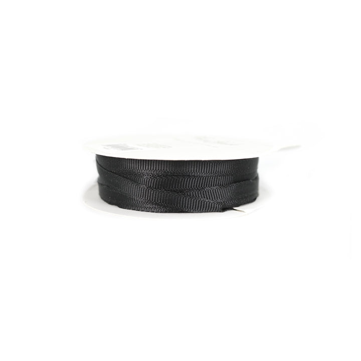 Grogrénová stuha 5 mm – 80 čierna