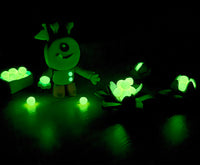 JOVI Glow přírodní plastelína 10 x 15 g – 8 barev + 2 svítící ve tmě