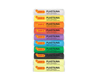 JOVI Glow přírodní plastelína 10 x 15 g – 8 barev + 2 svítící ve tmě