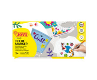 Fixy na textil JOVI Jovidecor Textil se štětcovým hrotem – 48 ks / 12 barev