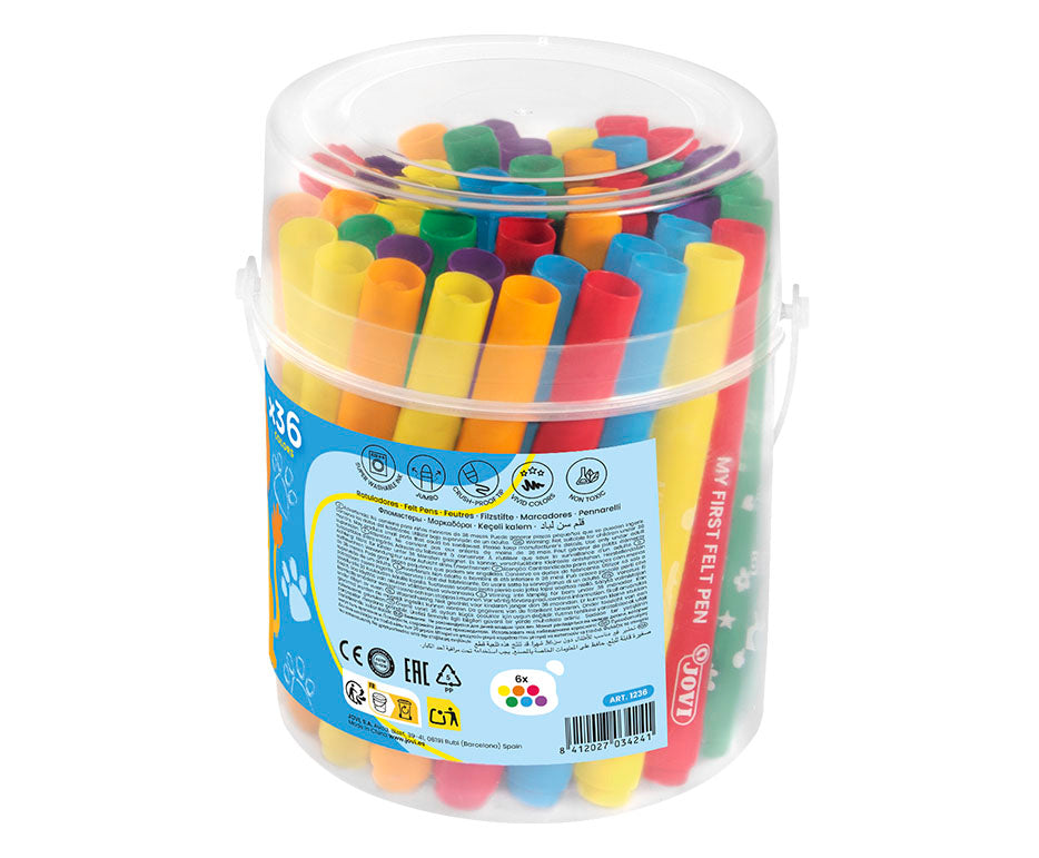 Dětské fixy JOVI My First Jumbo 36 ks – 6 barev