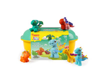 JOVI Play&Fun přírodní plastelína v kufříku Jurassic – sada s příslušenstvím