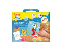 JOVI Play&Fun sada na malování pískem Ocean 12 ks