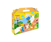 JOVI Play & Fun sada na malování kvašovou temperou 17 ks – Domácí mazlíčci
