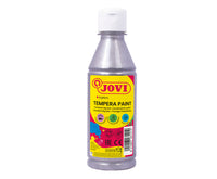 Metalická temperová barva JOVI Premium 250 ml - stříbrná