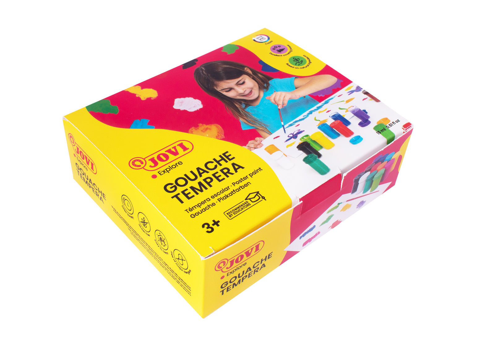 JOVI Premium temperové barvy 12 x 15 ml se štětcem