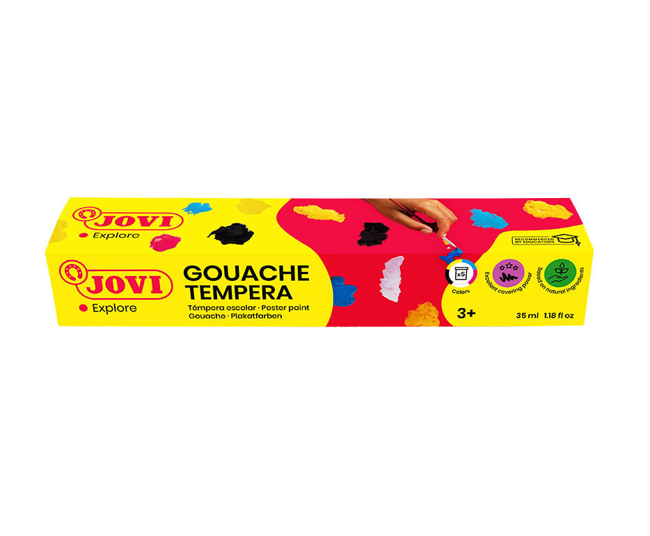 Jovi Premium temperové barvy 5 x 35 ml se štětcem