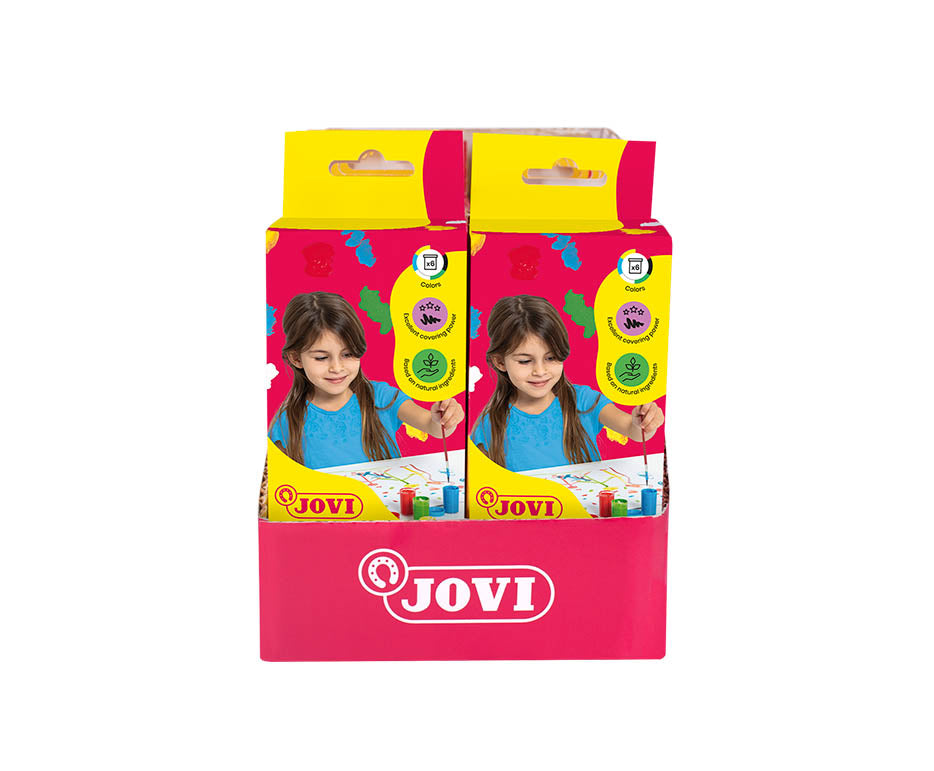 Temperové barvy JOVI Premium 6 x 15 ml se štětcem