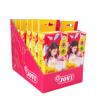 Pastelové temperové barvy JOVI Premium 6 x 15 ml se štětcem