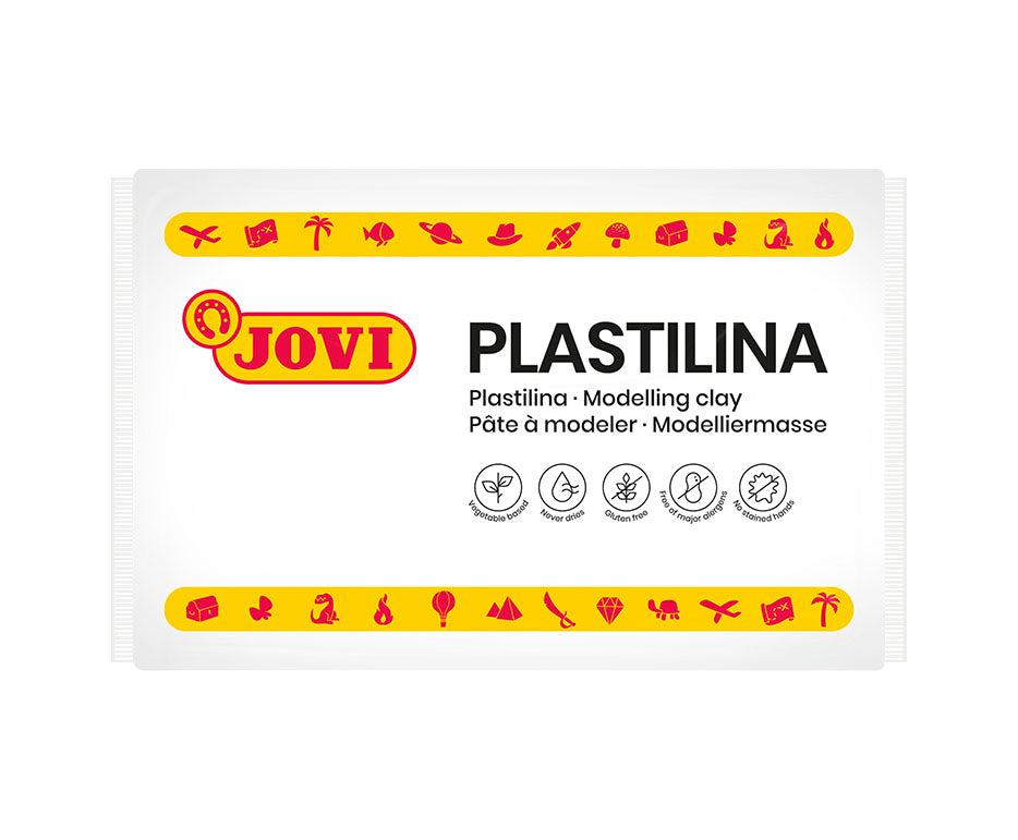 JOVI přírodní plastelína 350 g – bílá