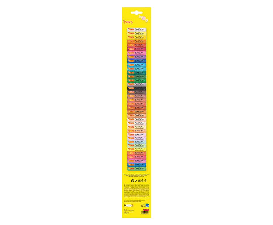 JOVI přírodní plastelína 37 x 15 g válečky