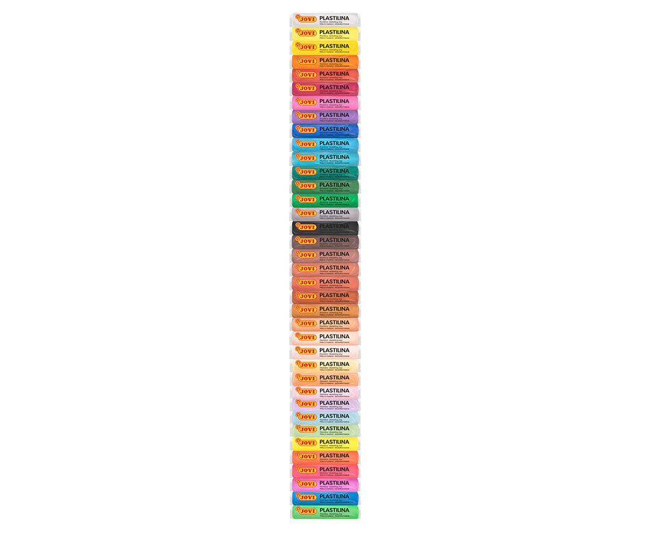 JOVI přírodní plastelína 37 x 15 g válečky
