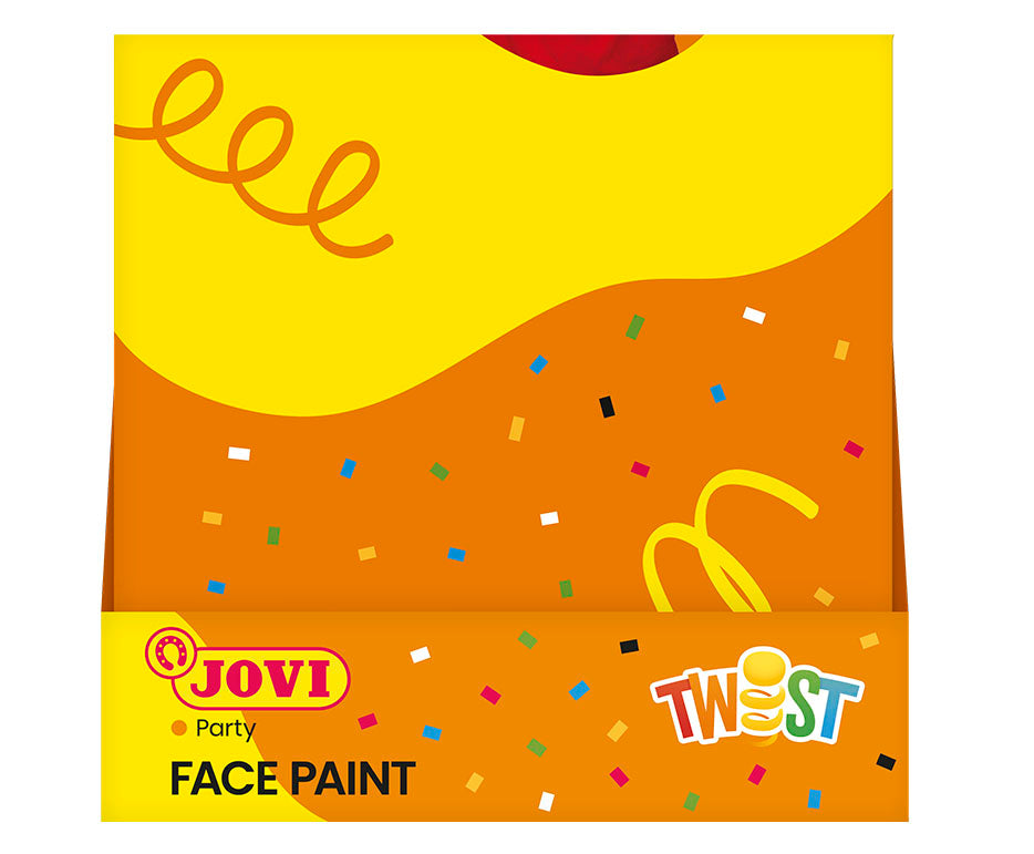 JOVI Twist sada barev na obličej v tyčince display 30 ks