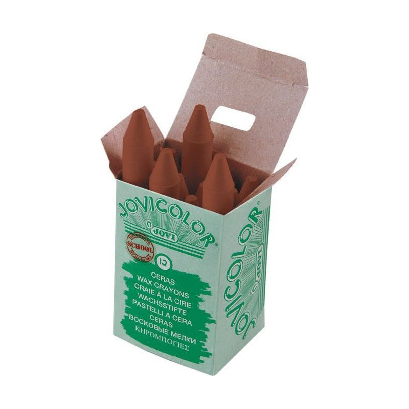 Jumbo voskovka JOVI Jovicolor 12 mm – různé odstíny – světle hnědá