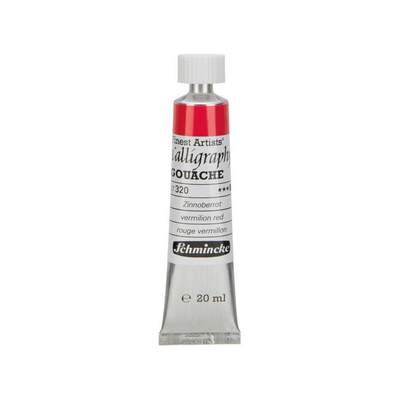 Kaligrafický kvaš Schmincke Calligraphy Gouache 20 ml – 320 rumělkově červená